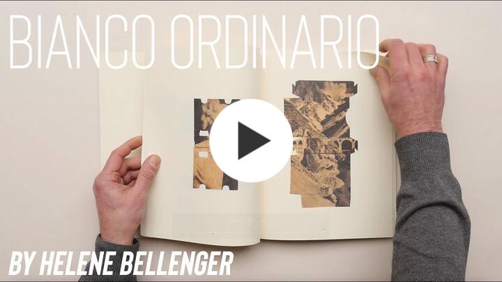 the video of the book  Bianco ordinario by Hélène Bellenger