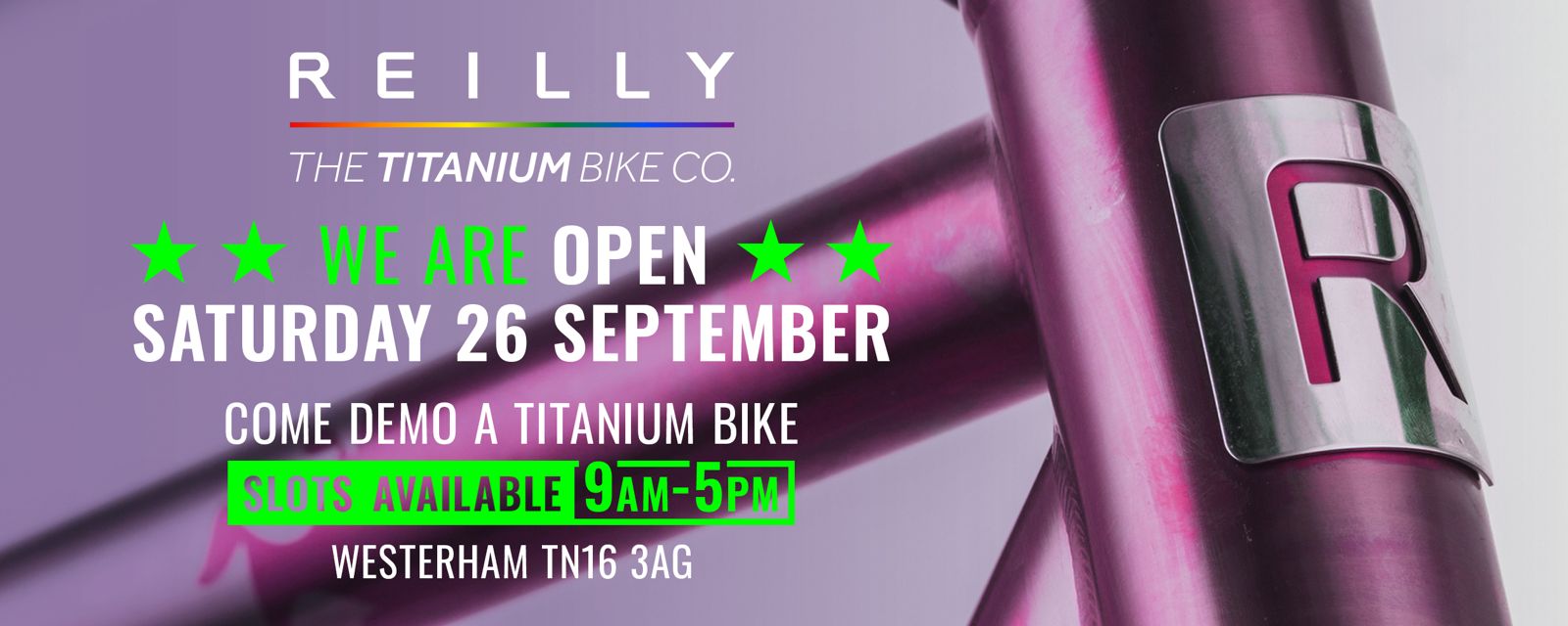Close up or a Reilly titanium headtube.