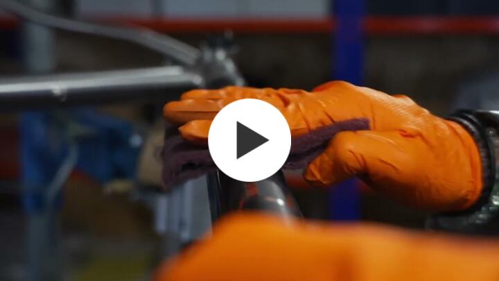 A video on anodising a titanium bike frame.